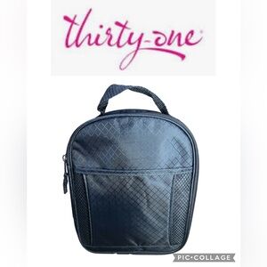Thirty-One Navy Blue Chill-icious Thermal Lunch Bag NWOT!